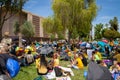 PHOENIX, ARIZONA-USA Ã¢â¬â MAY 18, 2019- Crowd at the Arizona March for Medical Freedom